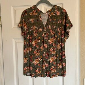 Lacey Smock Detail Knit Top, Mason & Belle